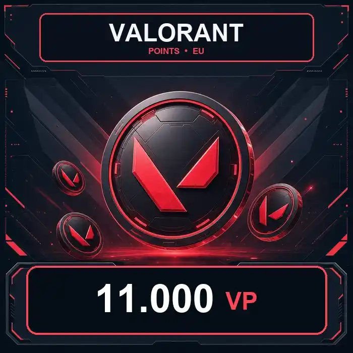 Valorant Points 11000 VP EU