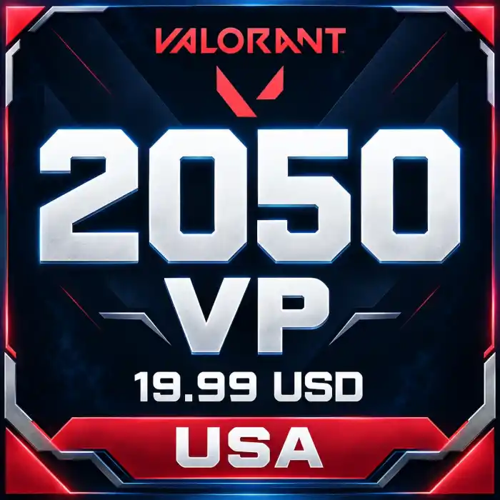Valorant USA 19.99 USD - 2050 VP