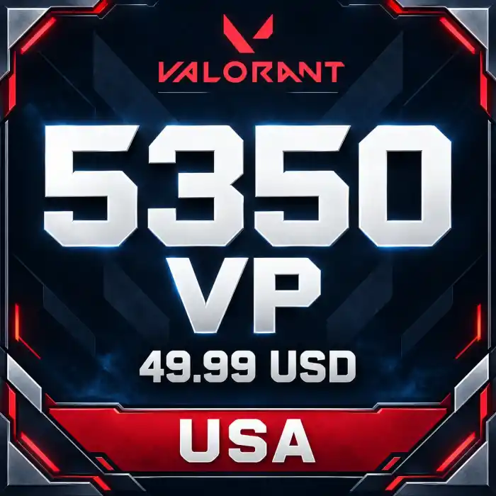 Valorant USA 49.99 USD - 5350 VP