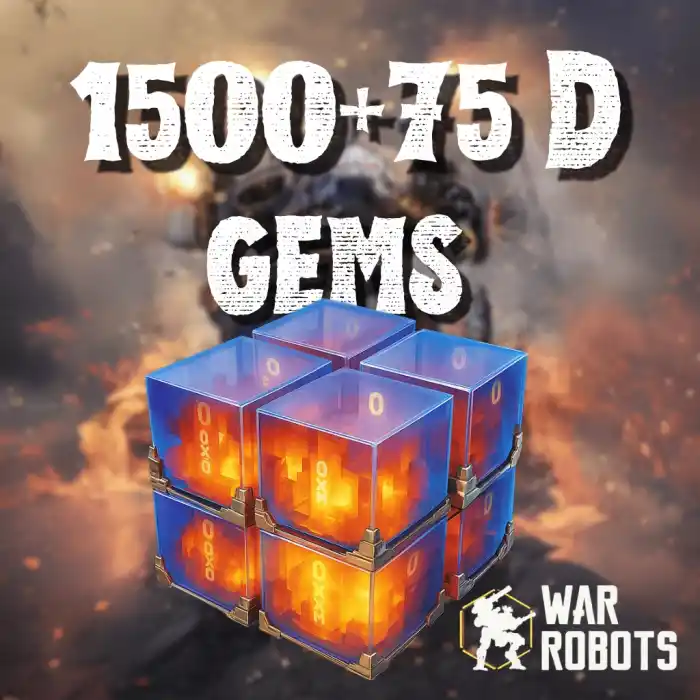 War Robots 1500 + 75 D Gems