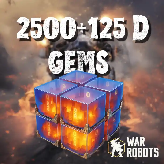 War Robots 2500 + 125 D Gems
