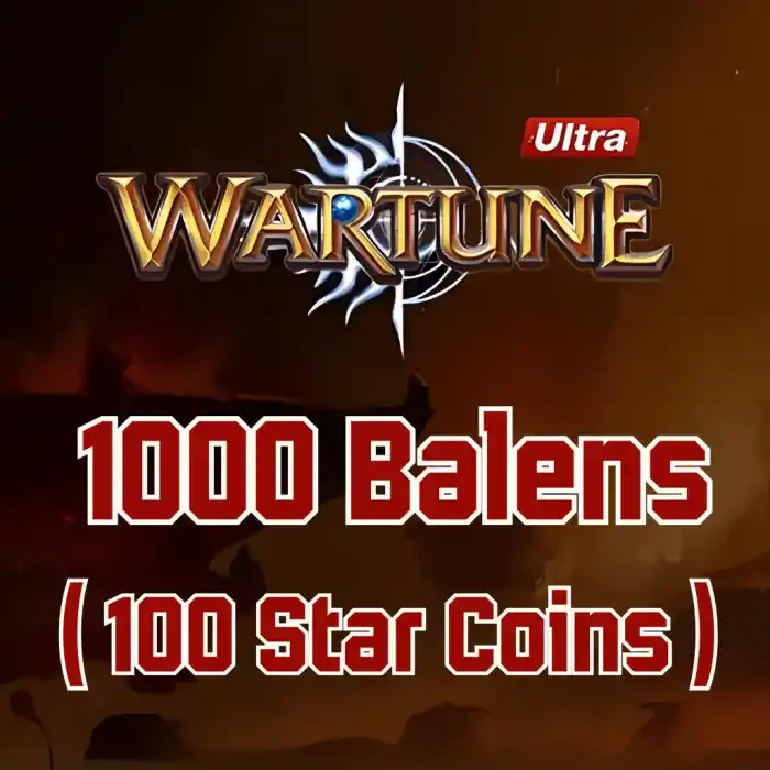Wartune 1000 Balens (100 Star Coins) US