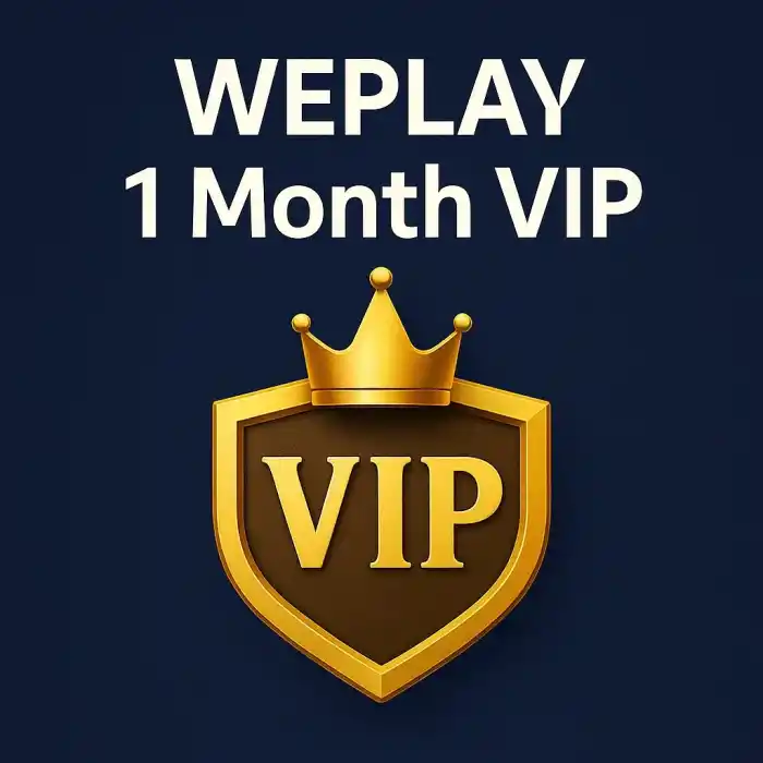 WEPLAY 1 شهر VIP