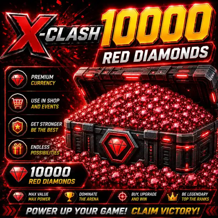 X-Clash 10000 Red Diamonds