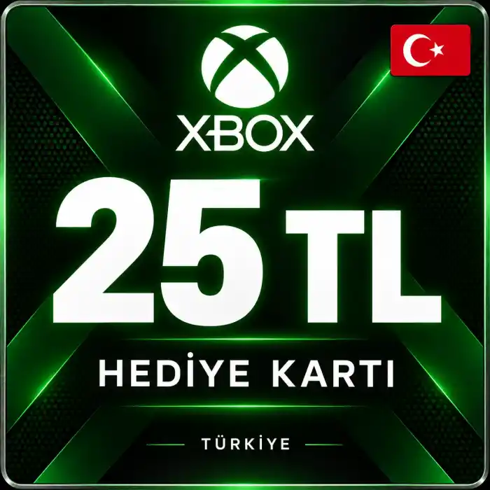 Xbox 25 TL sovg‘a kartasi