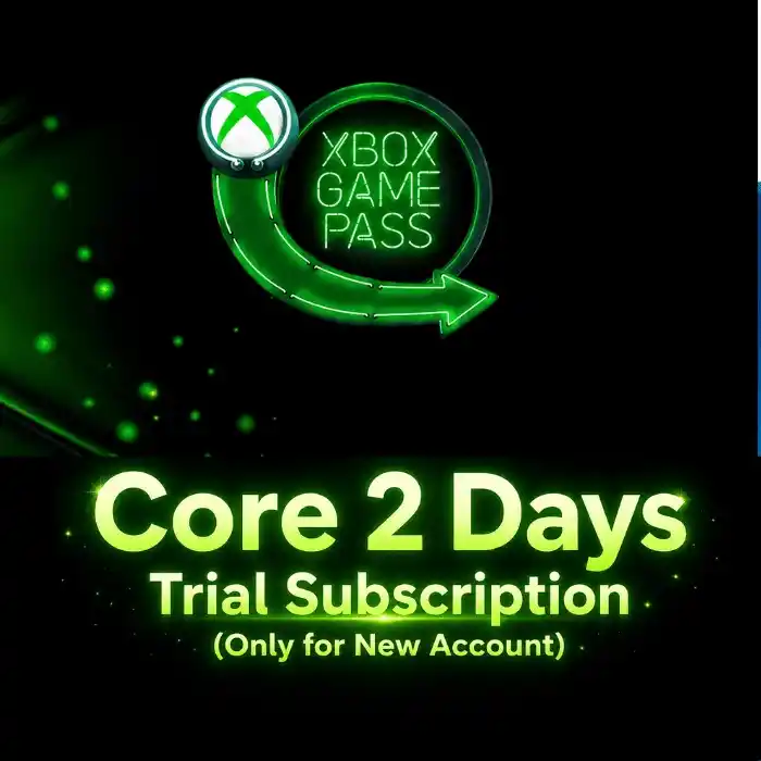 Xbox Game Pass Core 2 Days Trial Subscription (Only for New Account)