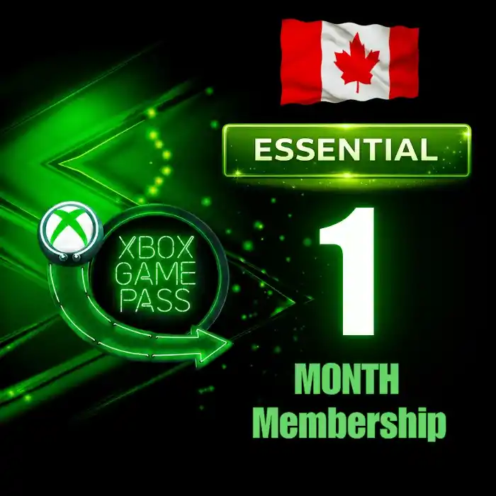 Xbox Game Pass Essential 1 Month Membership (CA)