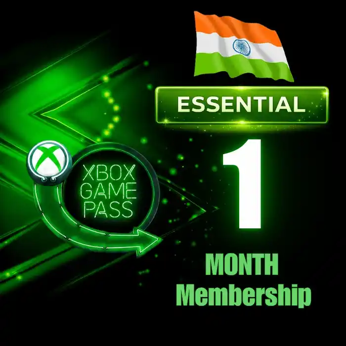 Xbox Game Pass Essential 1 Month Membership (IN)