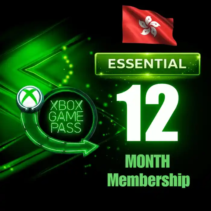 Xbox Game Pass Essential 12 Month Membership (HK)