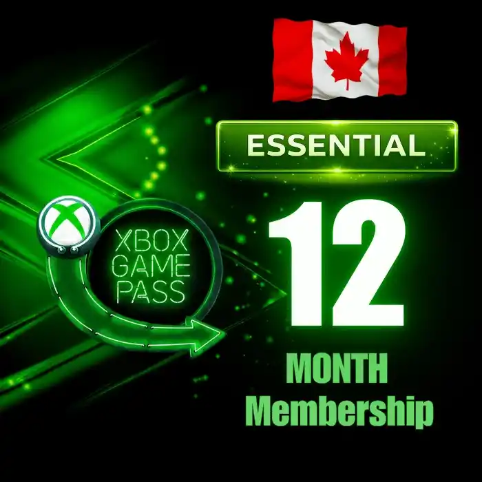 Xbox Game Pass Essential 12 Months Membership (CA)