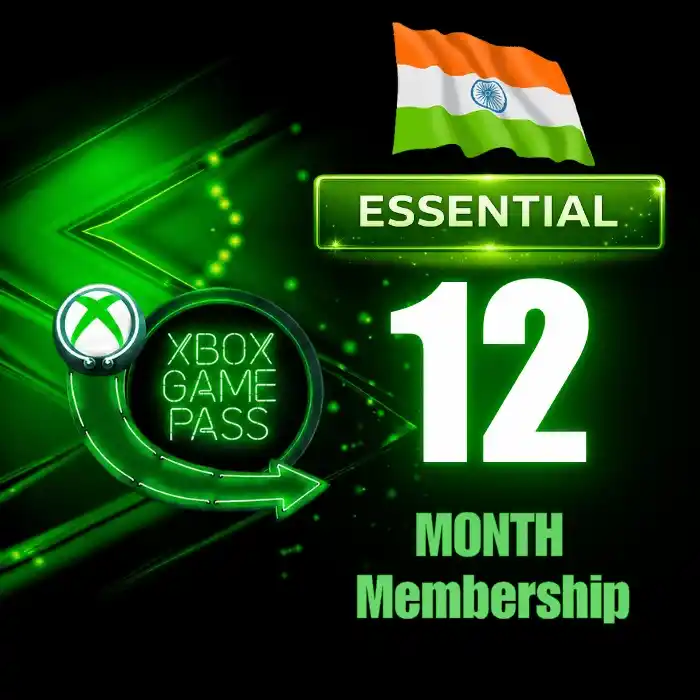 Xbox Game Pass Essential 12 Months Membership (IN)