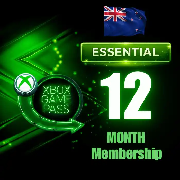 Xbox Game Pass Essential 12 Months Membership (NZ)