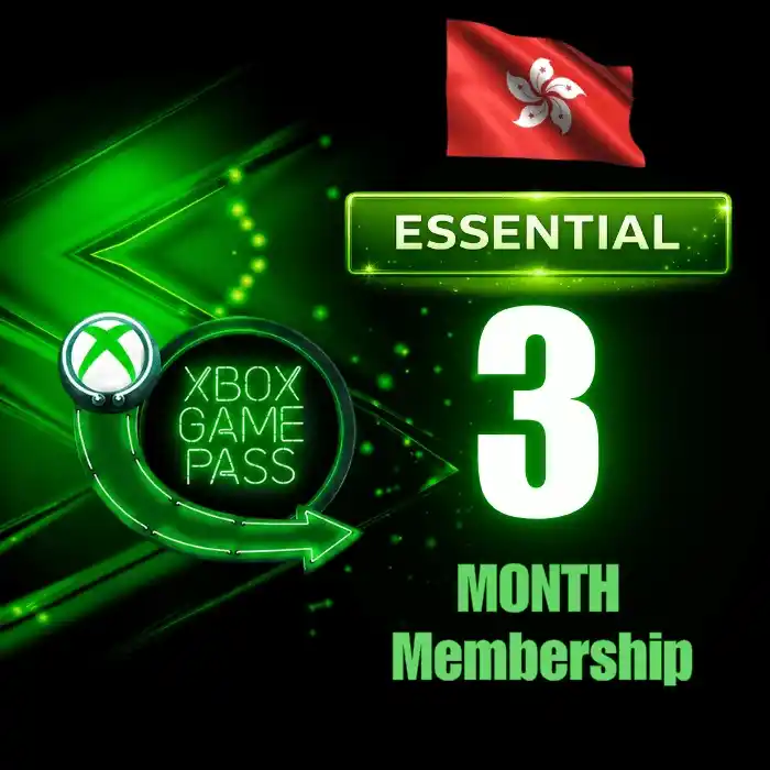 Xbox Game Pass Essential 3 Month Membership (HK)