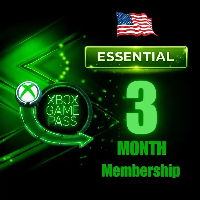 Xbox Game Pass Essential 3 Months Membership (US)