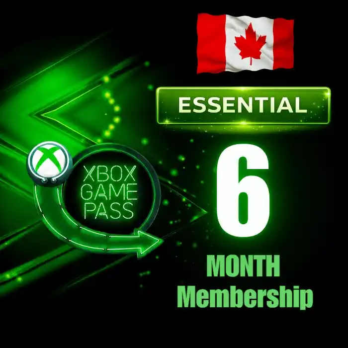Xbox Game Pass Essential 6 Months Membership (CA)