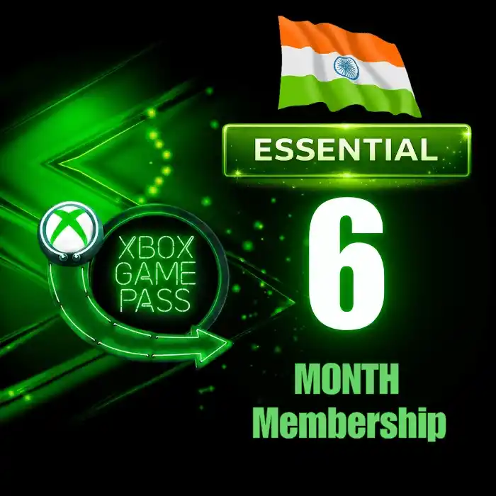 Xbox Game Pass Essential 6 Months Membership (IN)