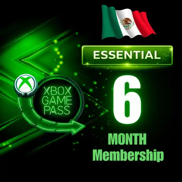 Xbox Game Pass Essential 6 Months Membership (MX)