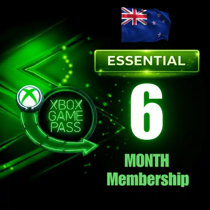 Xbox Game Pass Essential 6 Months Membership (NZ)