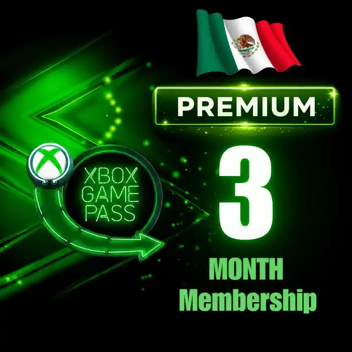 Xbox Game Pass Premium 3 Months Membership (MX)