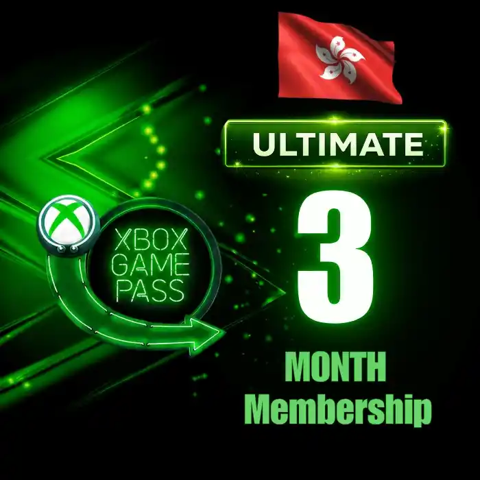 Xbox Game Pass Ultimate 3 Month Membership (HK)
