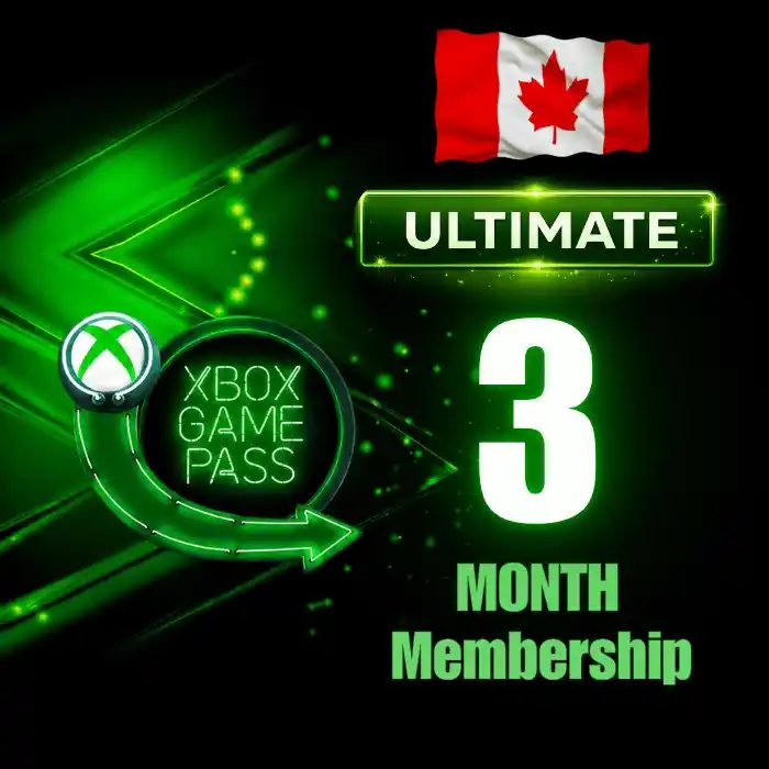 Xbox Game Pass Ultimate 3 Months Membership (CA)