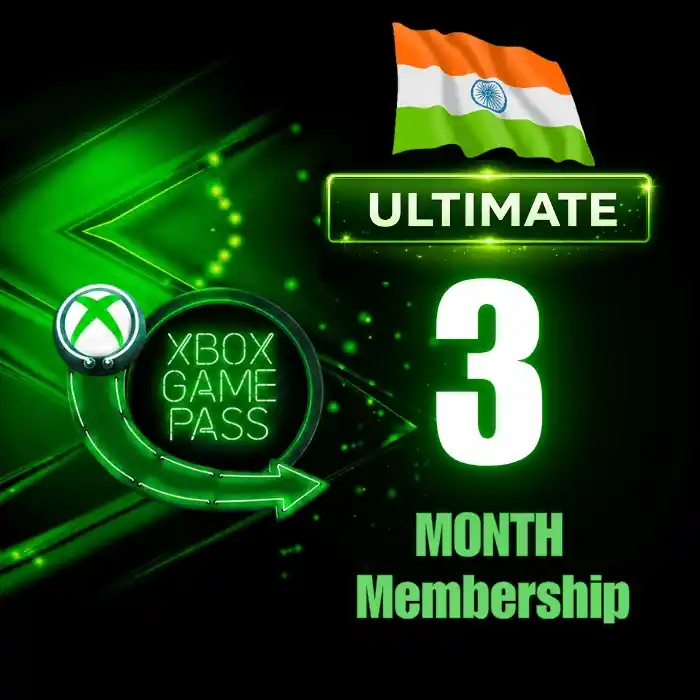 Xbox Game Pass Ultimate 3 Months Membership (IN)