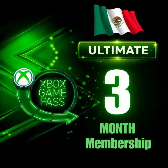 Xbox Game Pass Ultimate 3 Months Membership (MX)