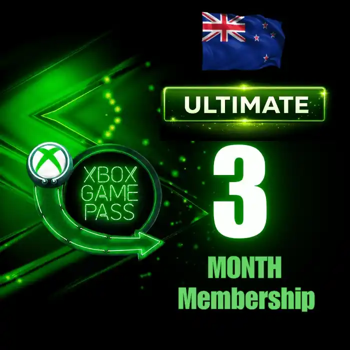Xbox Game Pass Ultimate 3 Months Membership (NZ)
