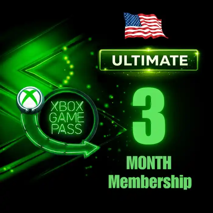 Xbox Game Pass Ultimate 3 Months Membership (US)