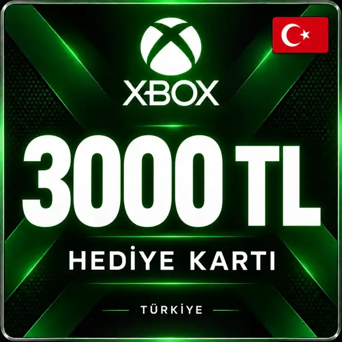 Tarjeta de regalo Xbox 3000 TL