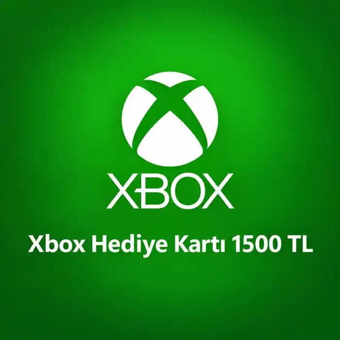 Tarjeta de regalo Xbox 1500 TL