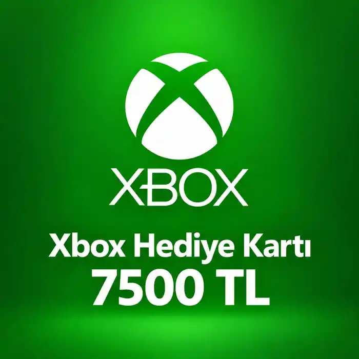 Tarjeta de regalo Xbox 7500 TL
