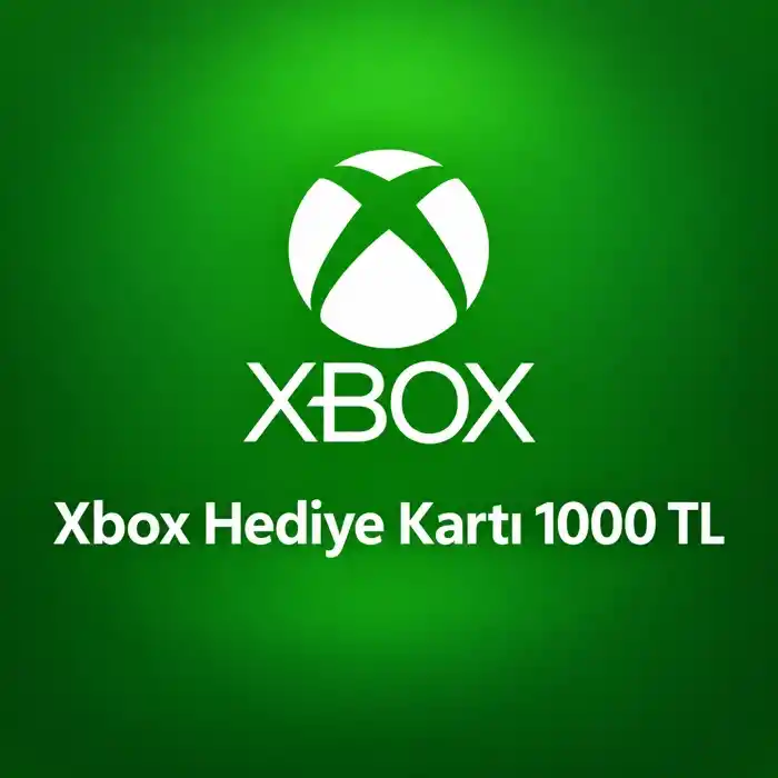 Tarjeta de regalo Xbox 1000 TL