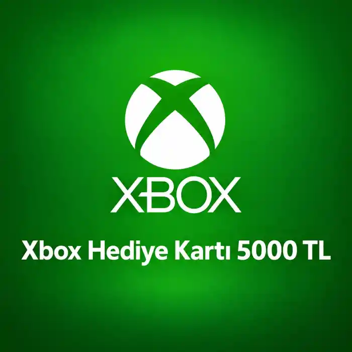 Tarjeta de regalo Xbox 5000 TL
