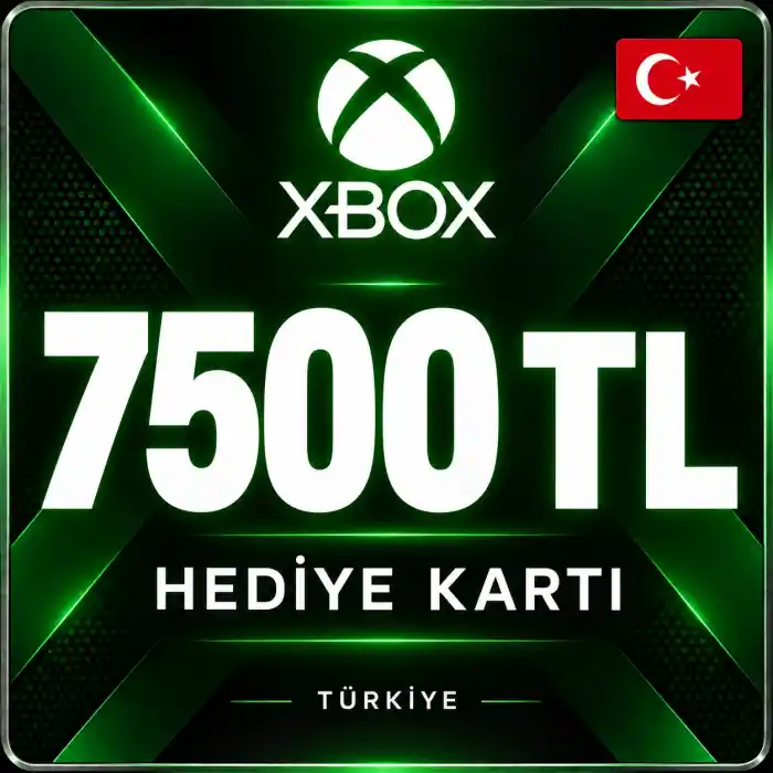 Tarjeta de regalo Xbox 7500 TL