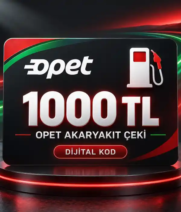 1000 TL Opet Akaryakıt Çeki