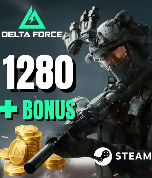 1280 + Bonus Delta Coins Steam