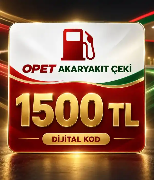 1500 TL Opet Akaryakıt Çeki