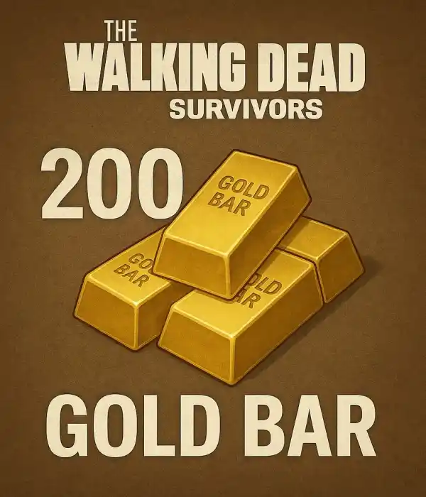 The Walking Dead: Sobreviventes 200 Barras de Ouro