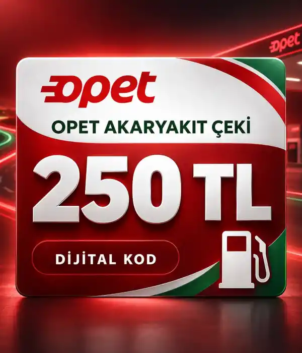 250 TL Opet Akaryakıt Çeki