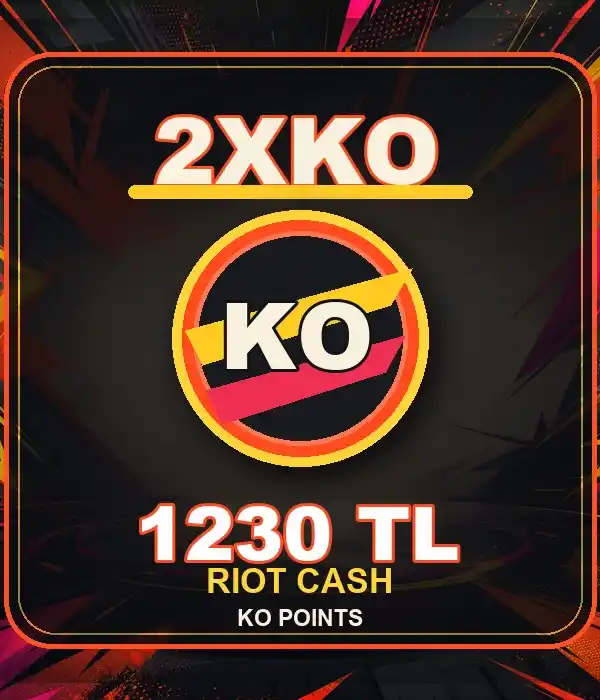 2XKO - KO Points 1230 TL Riot Cash