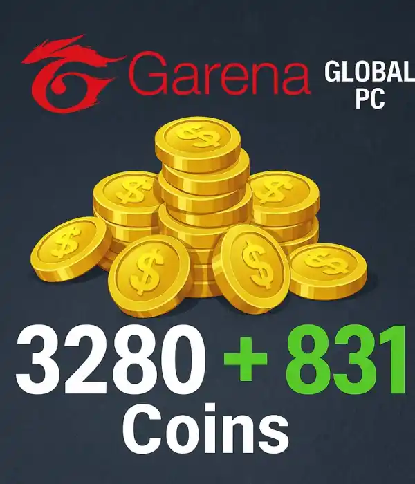3280 + 831 Münze Garena Global PC