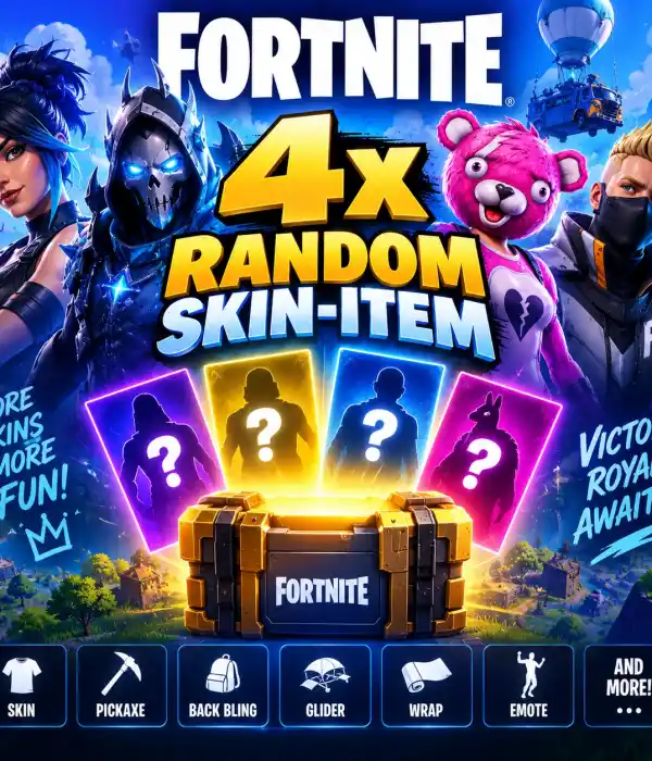 4x Random Fortnite Skin-Item