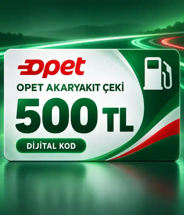500 TL Opet Akaryakıt Çeki