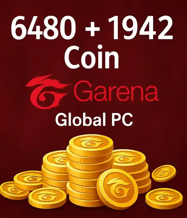 6480 + 1942 Coin Garena Global PC