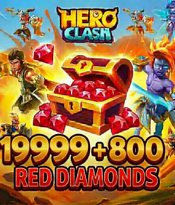 Hero Clash 19999 Qırmızı Almaz