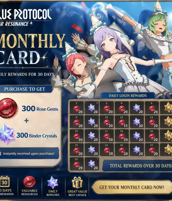 Blue Protocol: Star Resonance Monthly Card