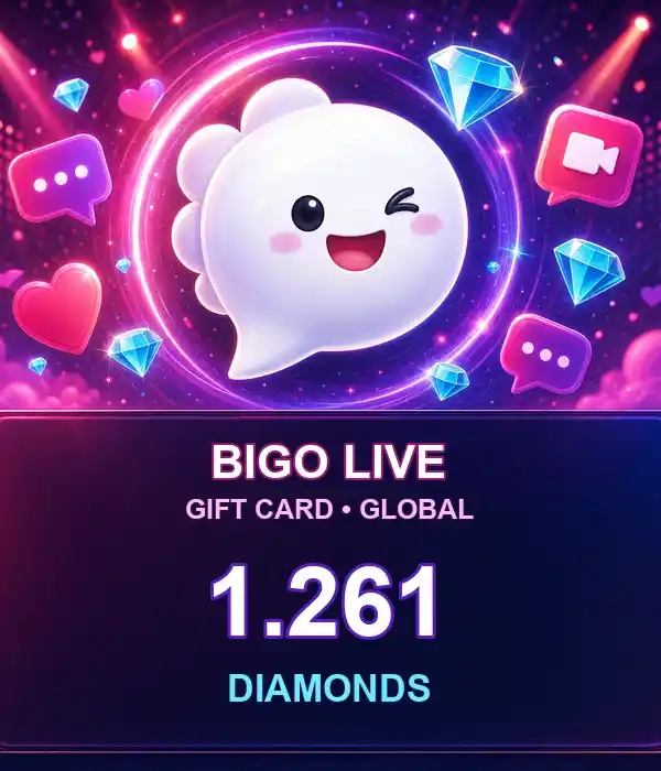 Bigo Live 1261 Diamonds