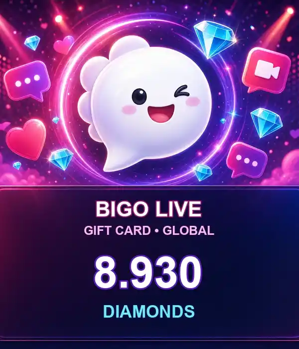 Bigo Live 8930 Diamonds