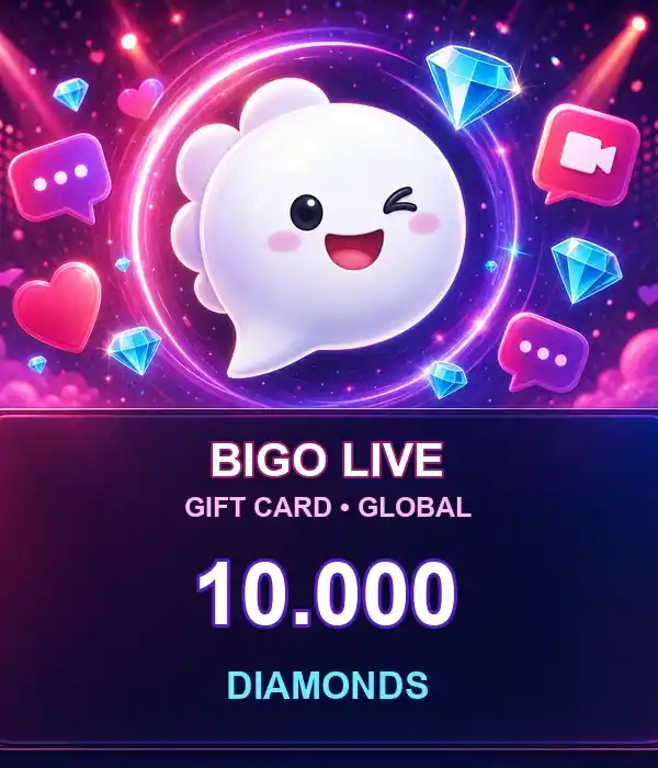BigoLive Gift Card (Global) 10000 Diamonds